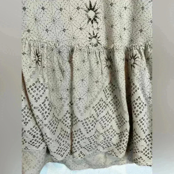 Free People Intimately flirty gauze tank top size XS sunburst pattern boho flows - Picture 3 of 8